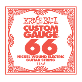 Струна для электрогитар ERNIE BALL 0.066 P01166, фото 